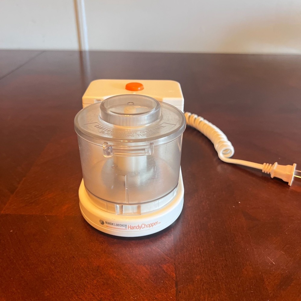 Vintage Black & Decker Handy Chopper Electric Mini Food Processor